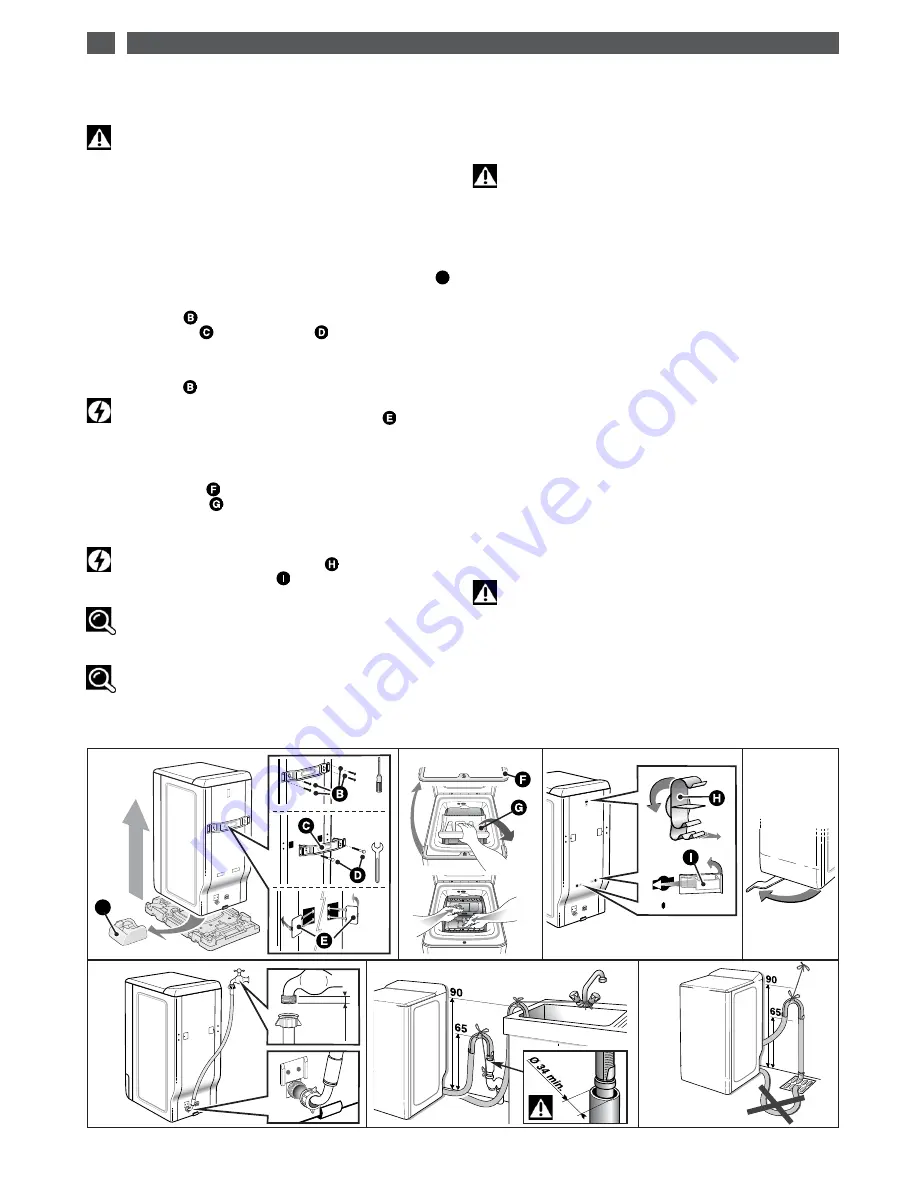 Brandt BWT6010E Instructions For Use Manual Download Page 22