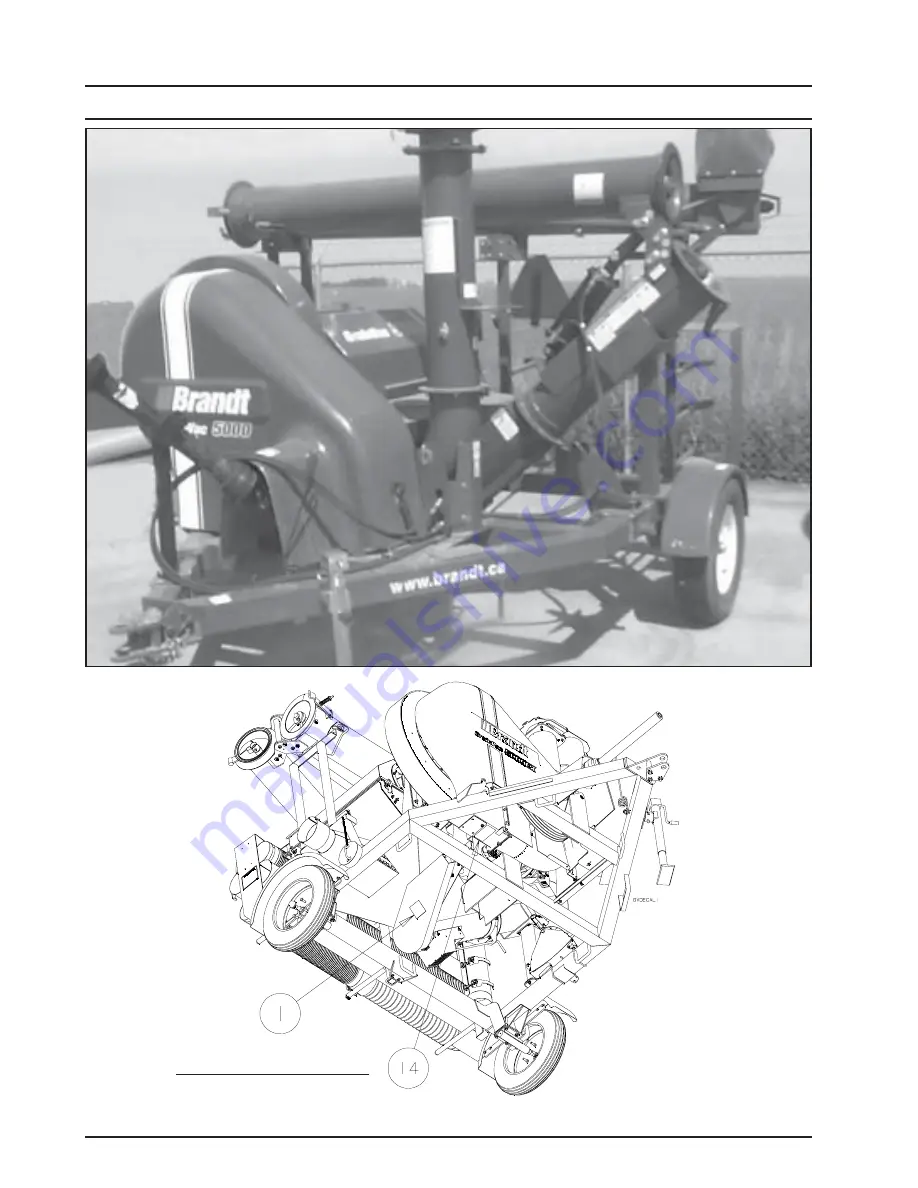 Brandt GRAIN VAC 5000 Operator And Parts Manual Download Page 93