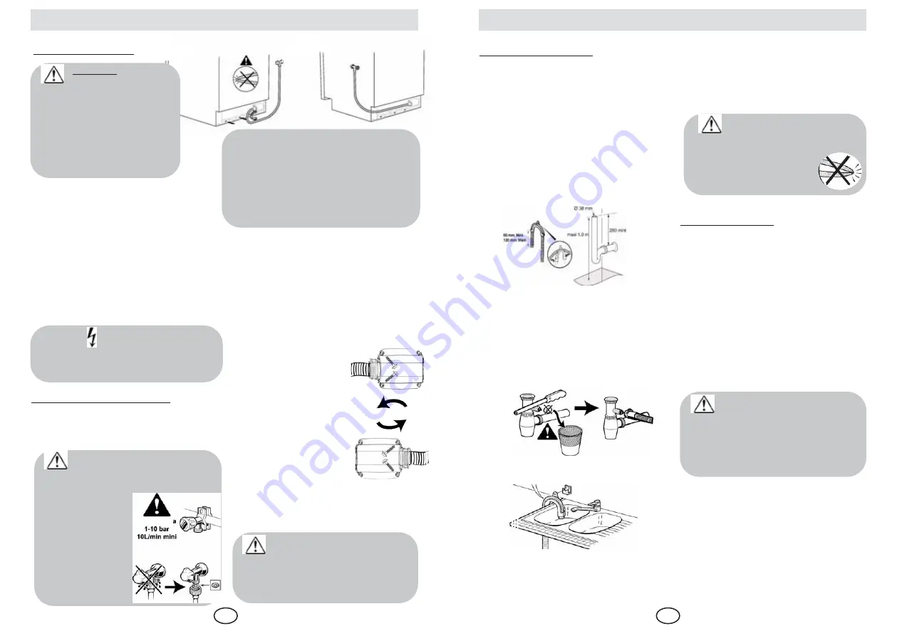 Brandt VI320BE1 Installation Instructions Manual Download Page 8