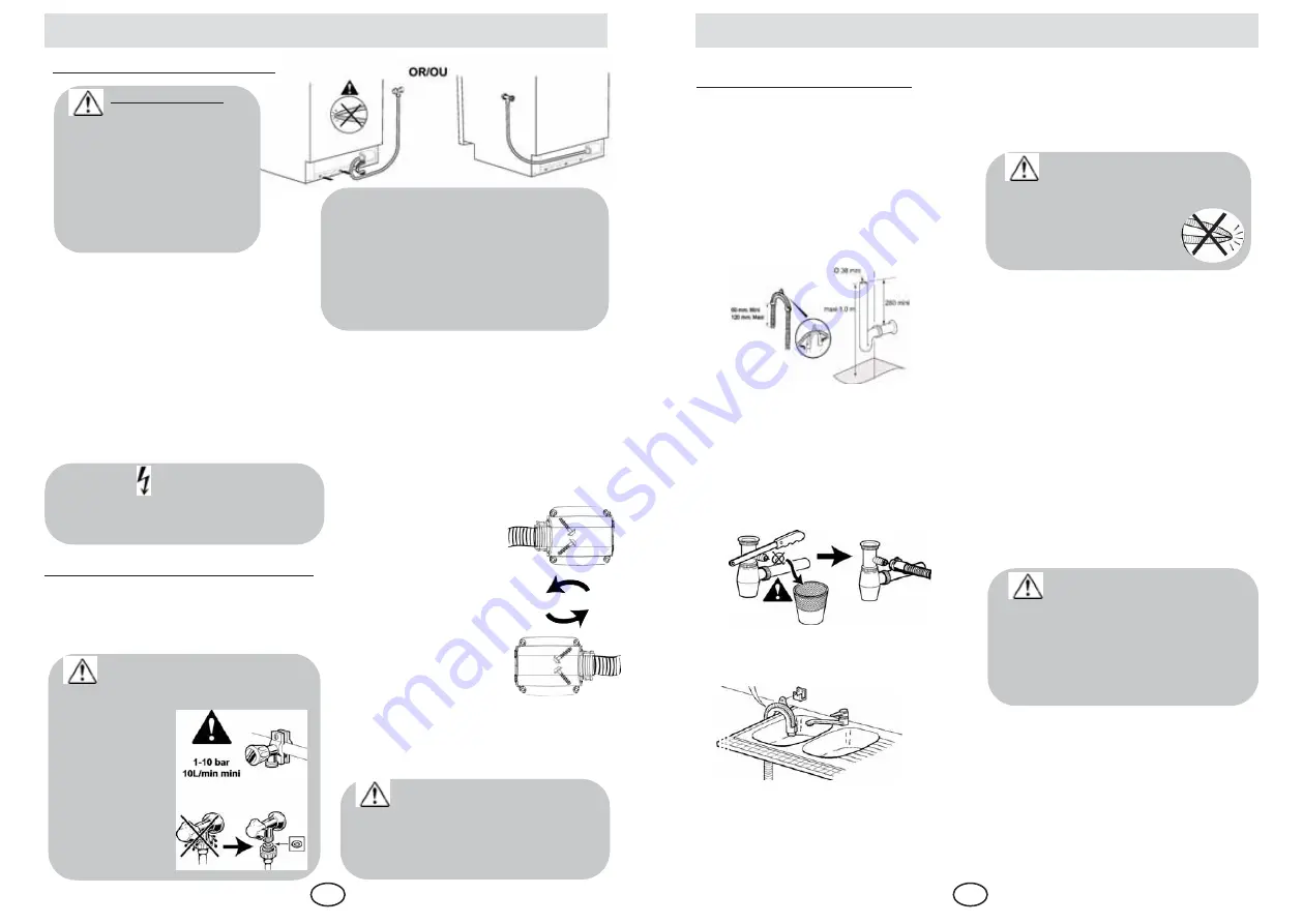 Brandt VI320BE1 Installation Instructions Manual Download Page 32