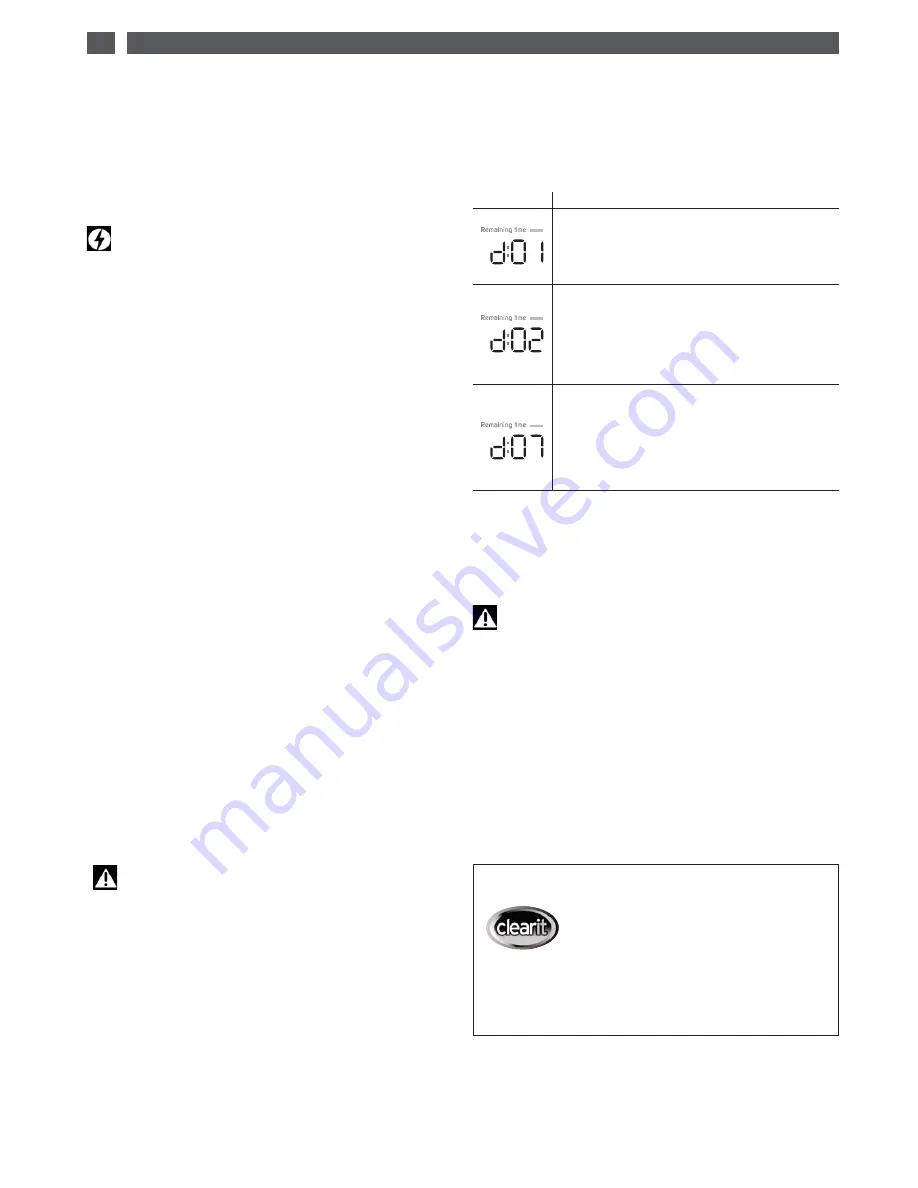 Brandt Washing machine Instructions For Use Manual Download Page 12