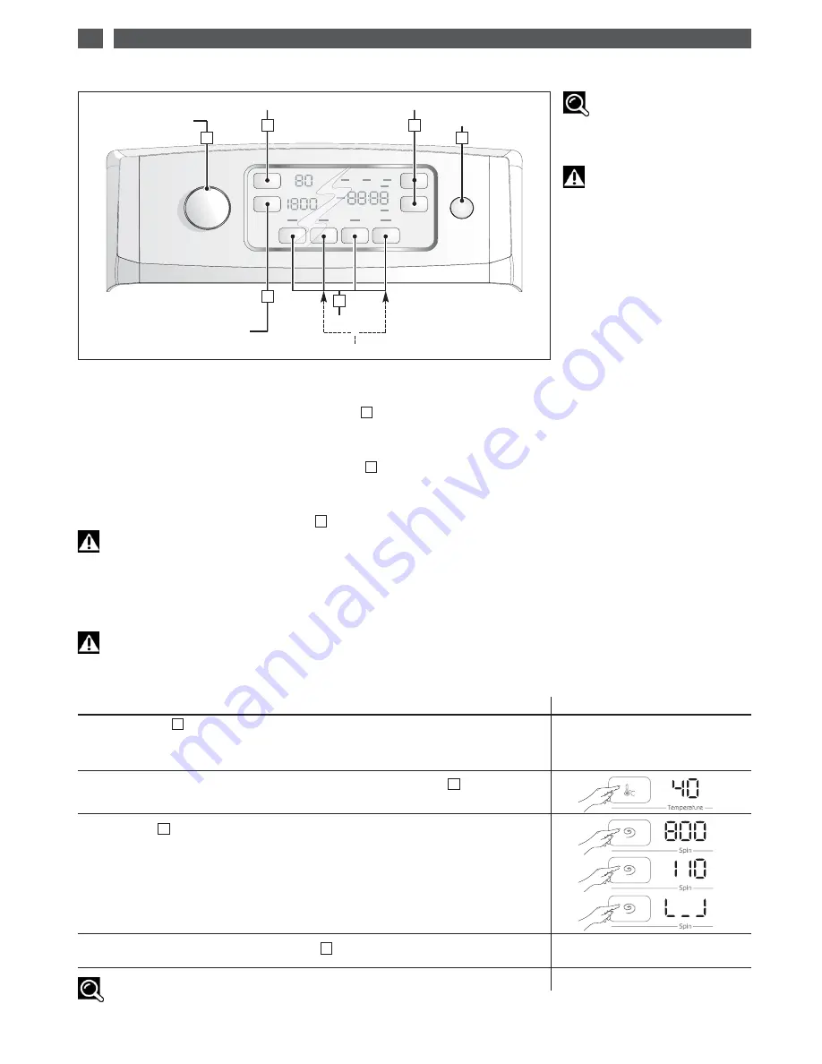 Brandt Washing machine Instructions For Use Manual Download Page 50