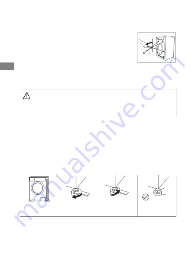 Brandt WFB104QWA Manual To Installation And Use Download Page 10