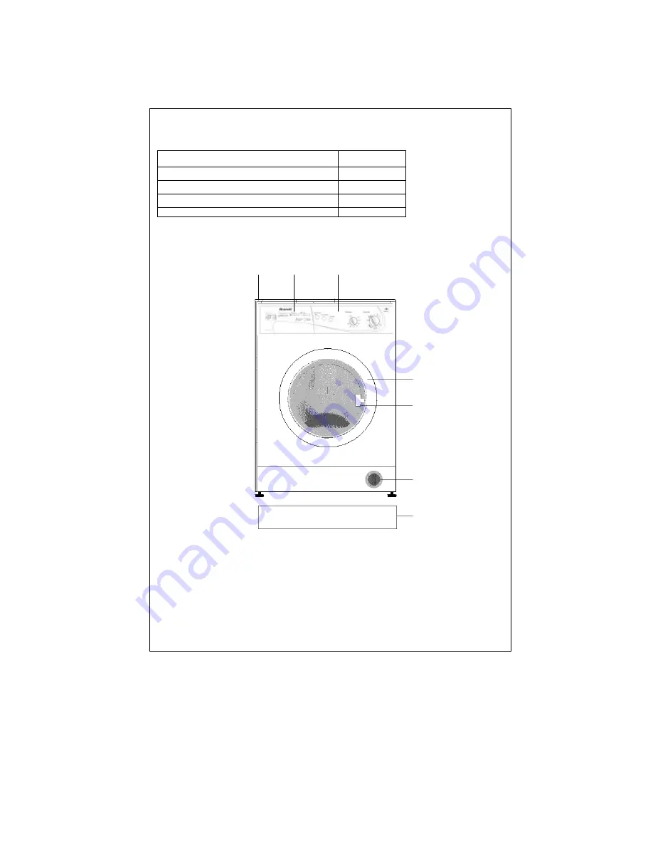 Brandt WFE0610K User Manual Download Page 7