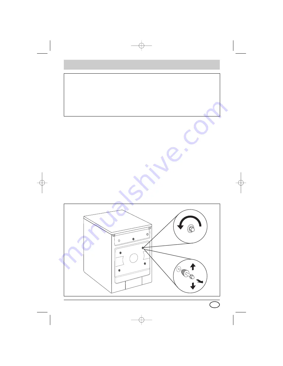 Brandt WFH1276K Installation, Operation  & Mainenance Manual Download Page 5