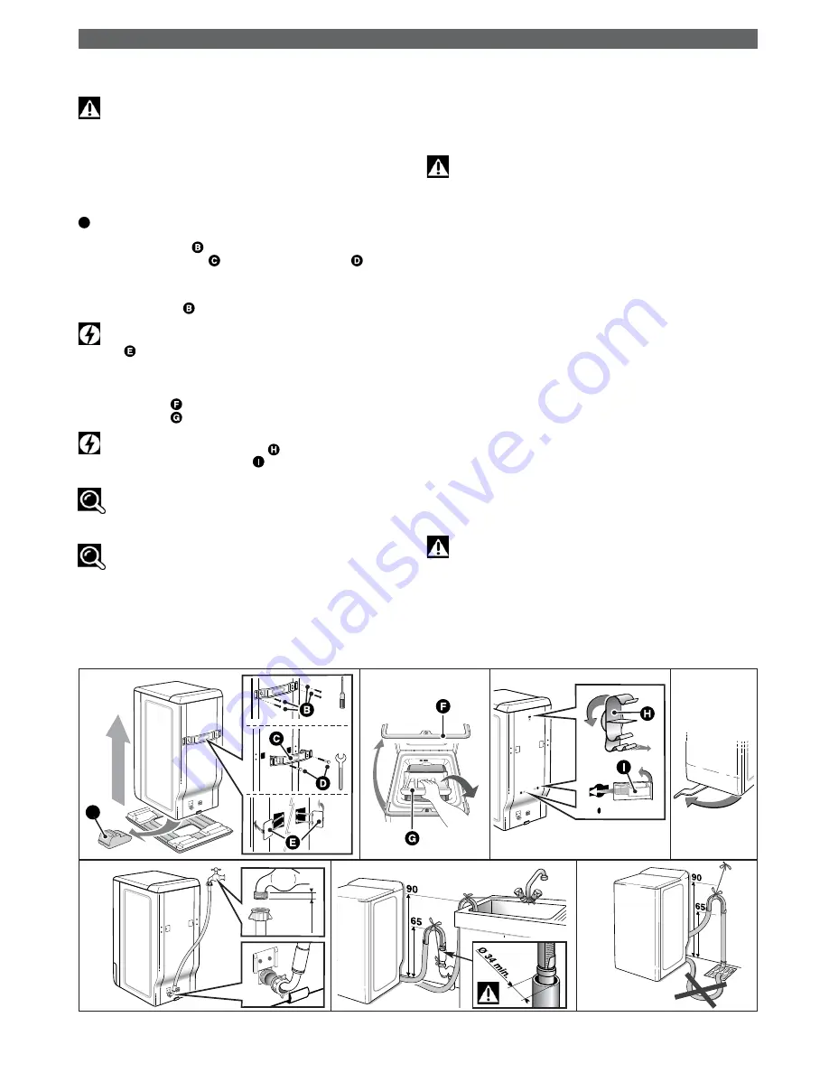 Brandt WTC9680 Instructions For Use Manual Download Page 4