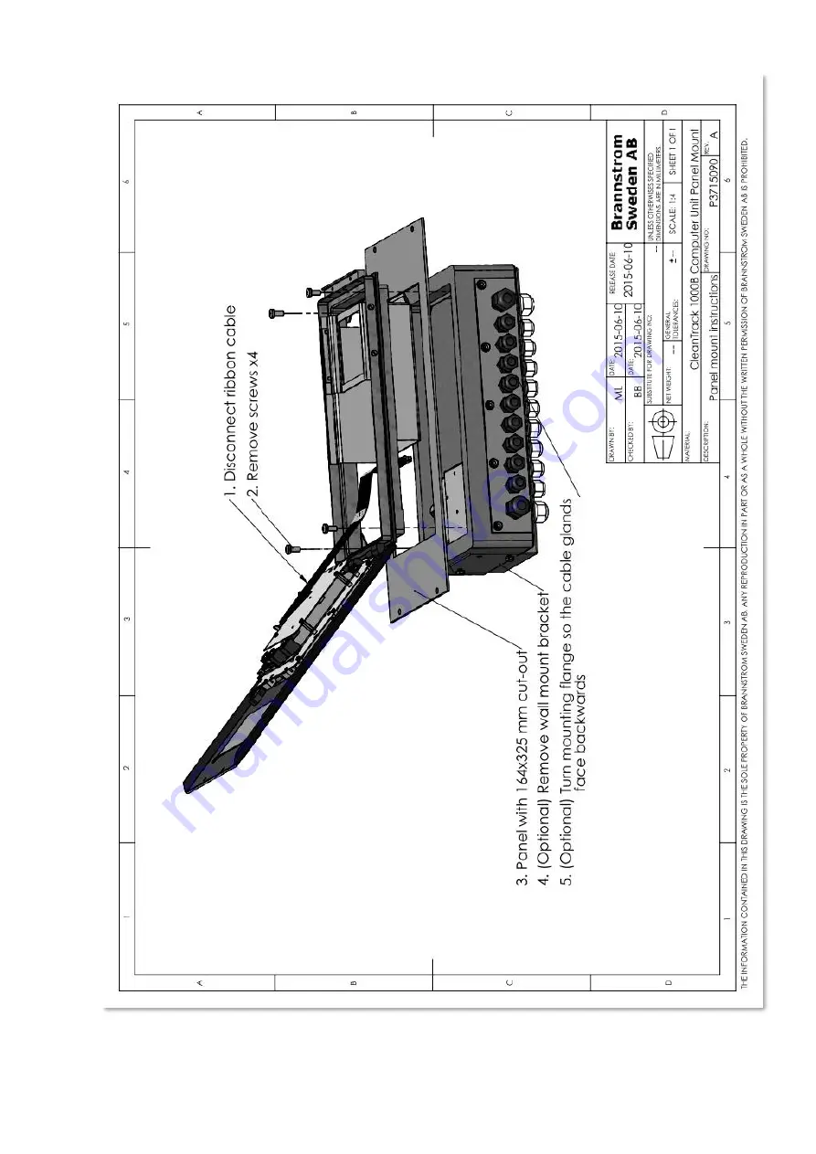 BRANNSTROM CleanTrack 1000 B Operation And Technical Manual Download Page 99