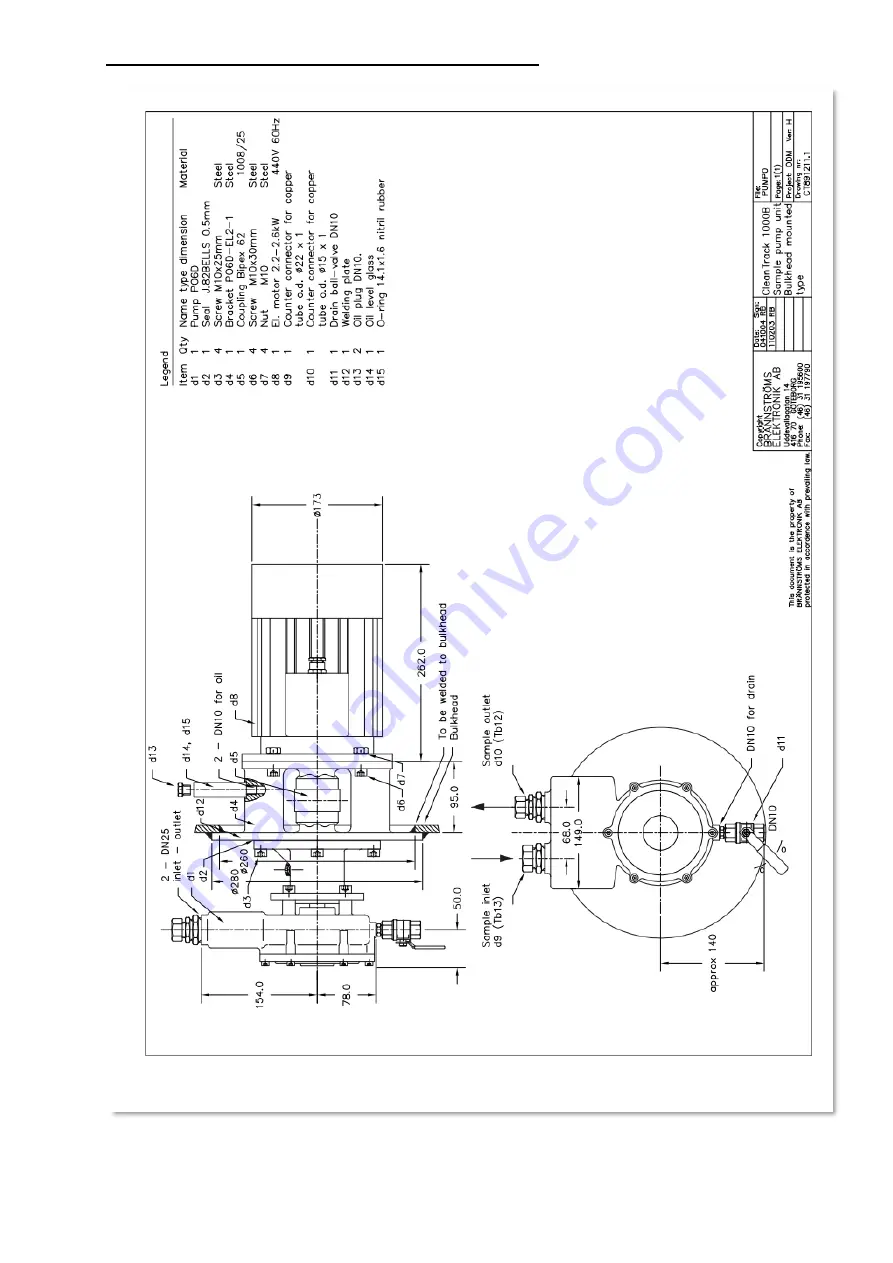 BRANNSTROM CleanTrack 1000 B Operation And Technical Manual Download Page 124