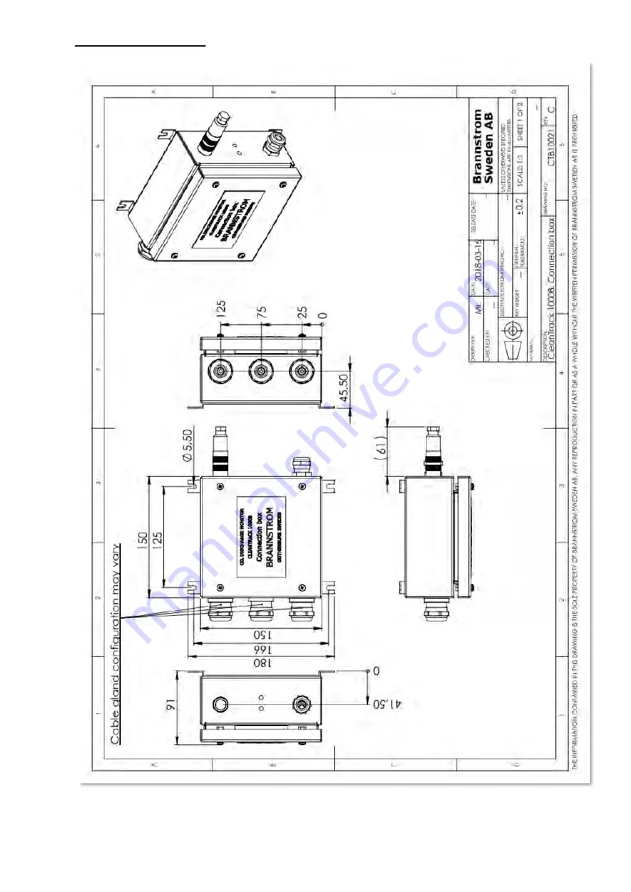 BRANNSTROM CleanTrack 1000 B Operation And Technical Manual Download Page 126