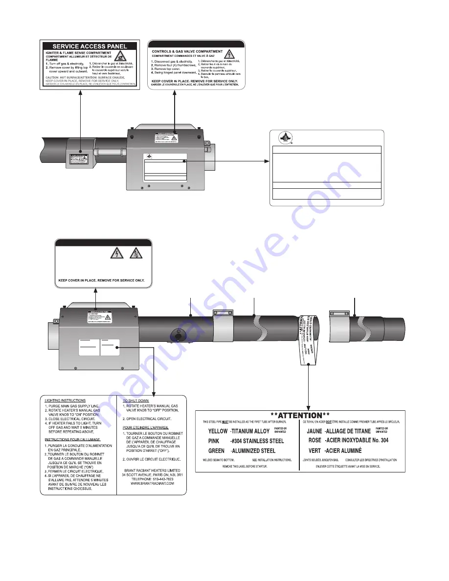 Brant Radiant Heaters DET3-20-65 Скачать руководство пользователя страница 7