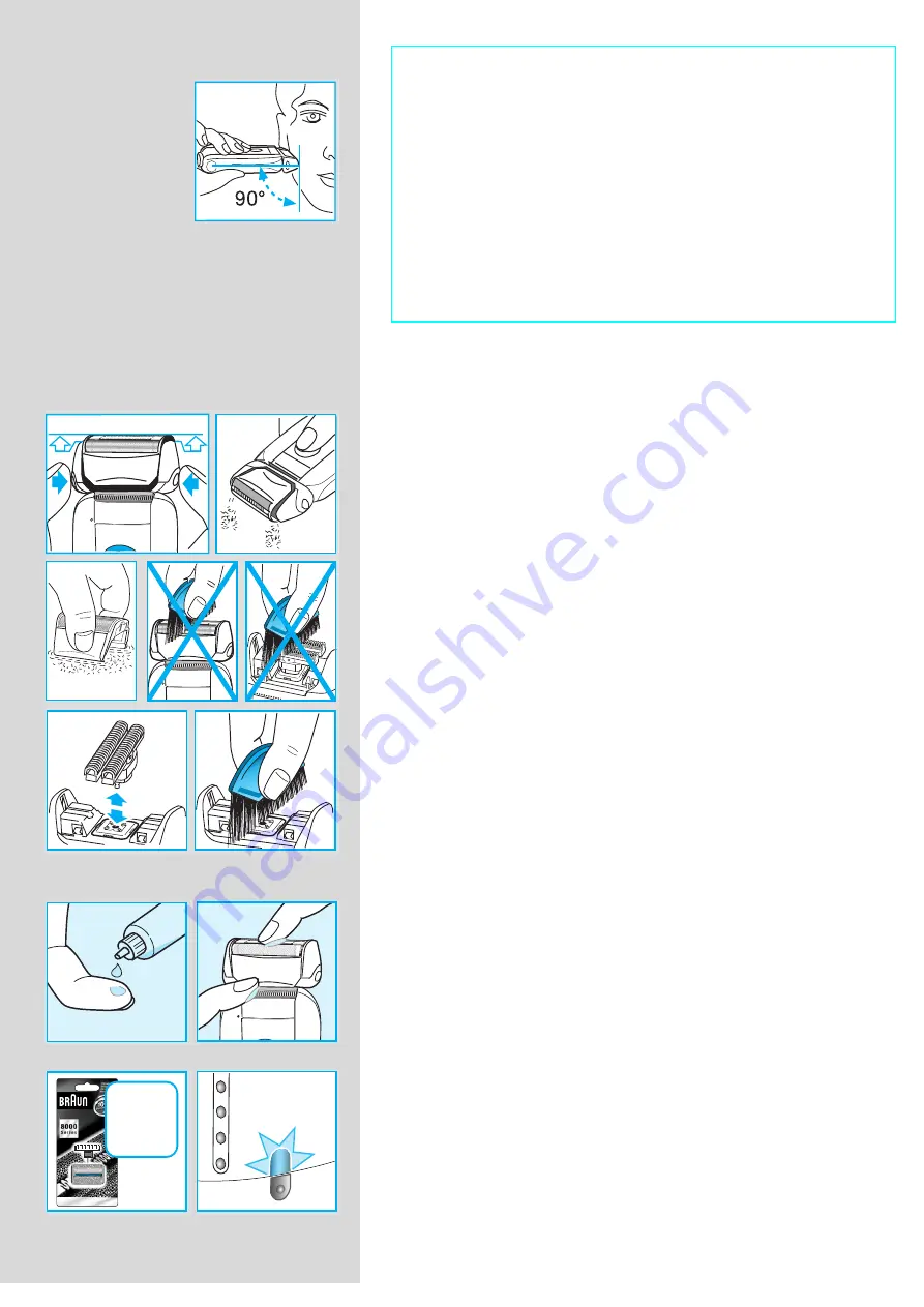Braun 360 complete Manual Download Page 14