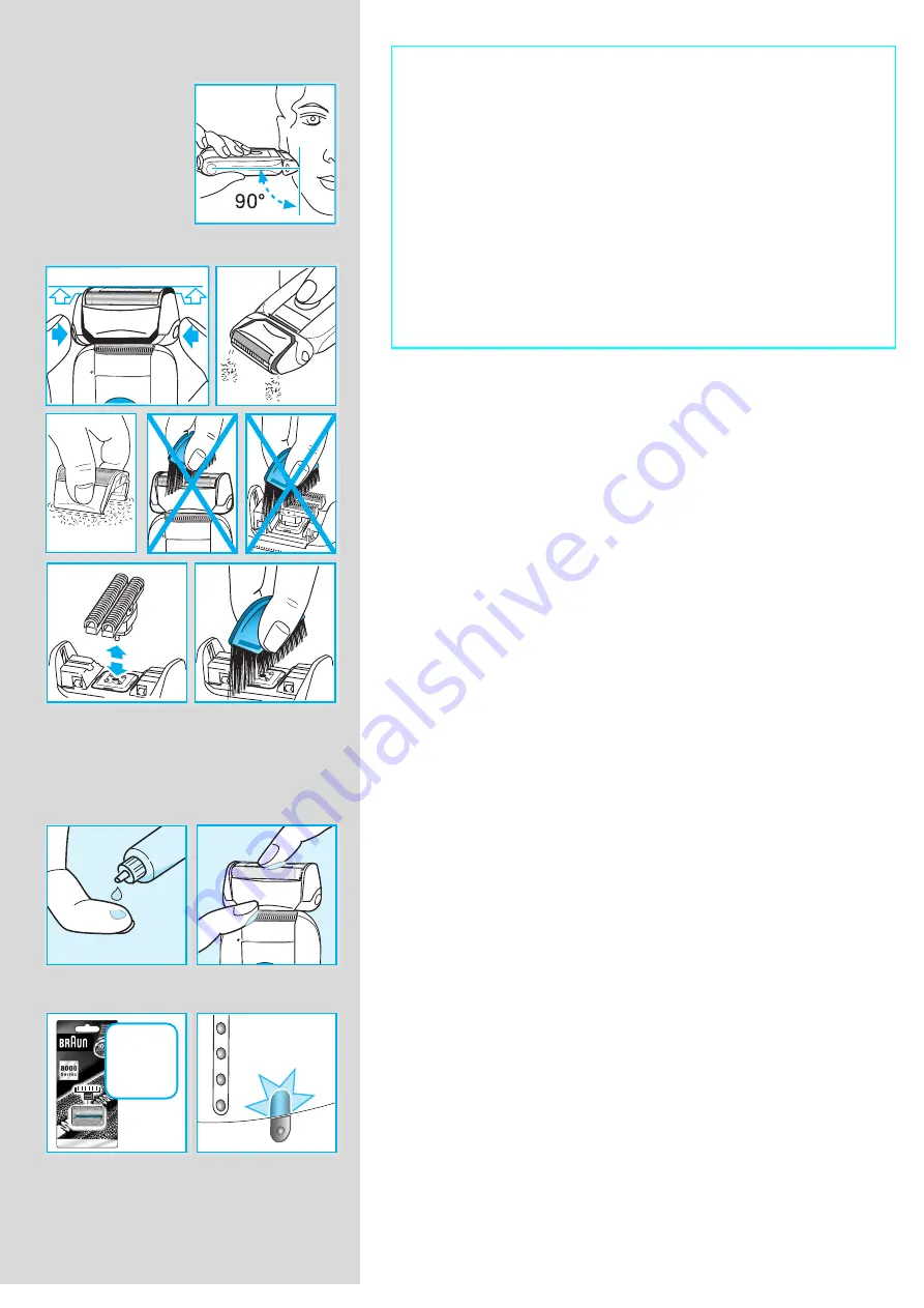 Braun 360 complete Manual Download Page 22