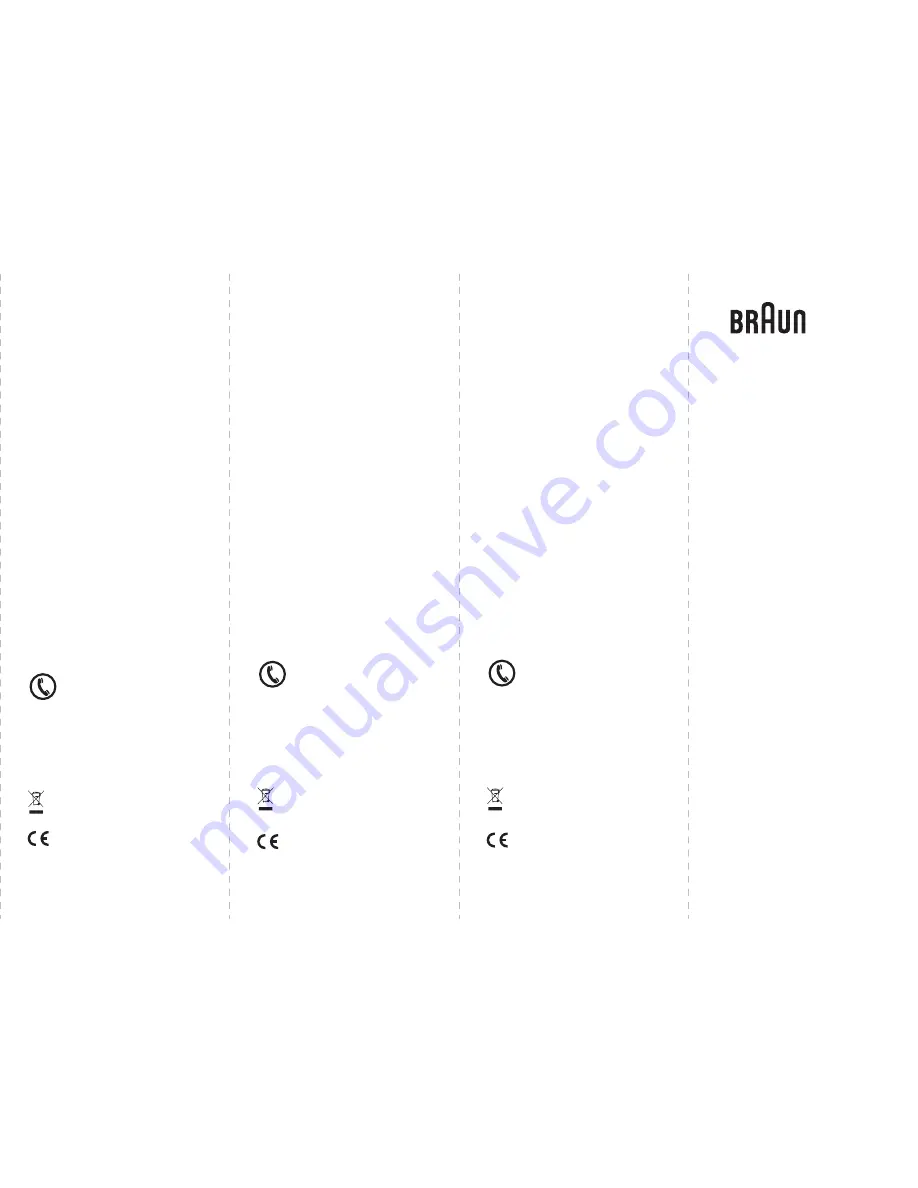 Braun BNC007 Скачать руководство пользователя страница 2