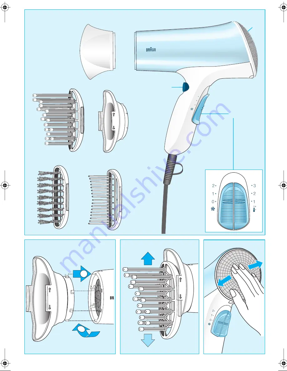 Braun C 1800 V3 Manual Download Page 3