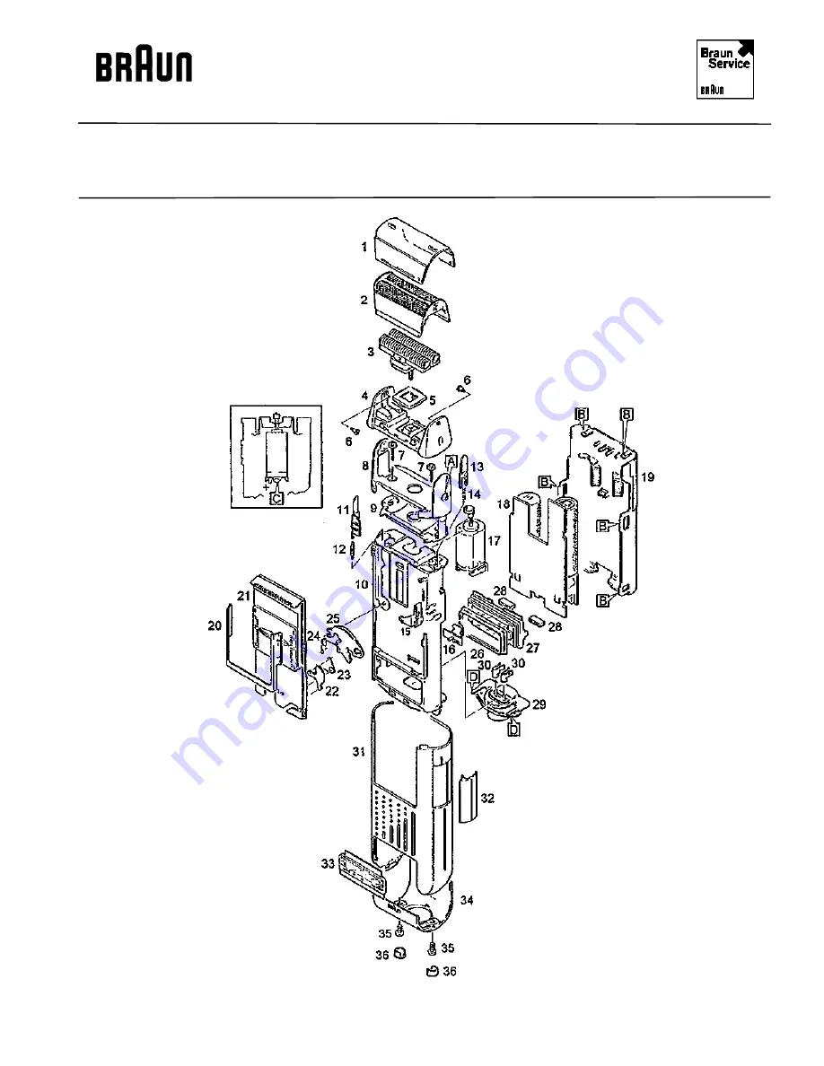 Braun Flex integral 6550 ultra speed Service Documentation Download Page 2