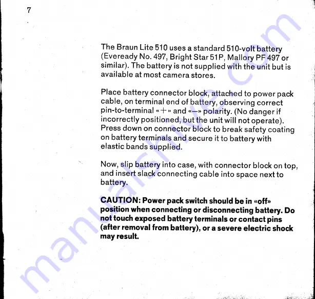 Braun Lite RL 510 Manual Download Page 7