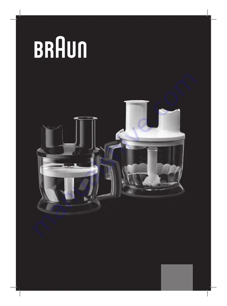 Braun Minipimer MQ 70 Manual Download Page 1