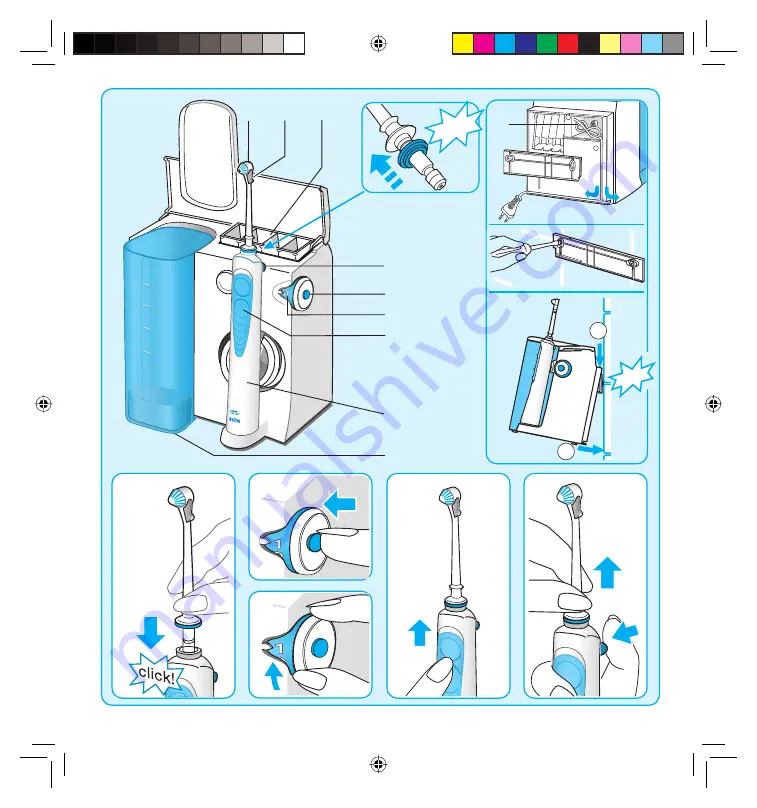 Braun Oral-B Professional Care OxyJet 8500 Manual Download Page 4