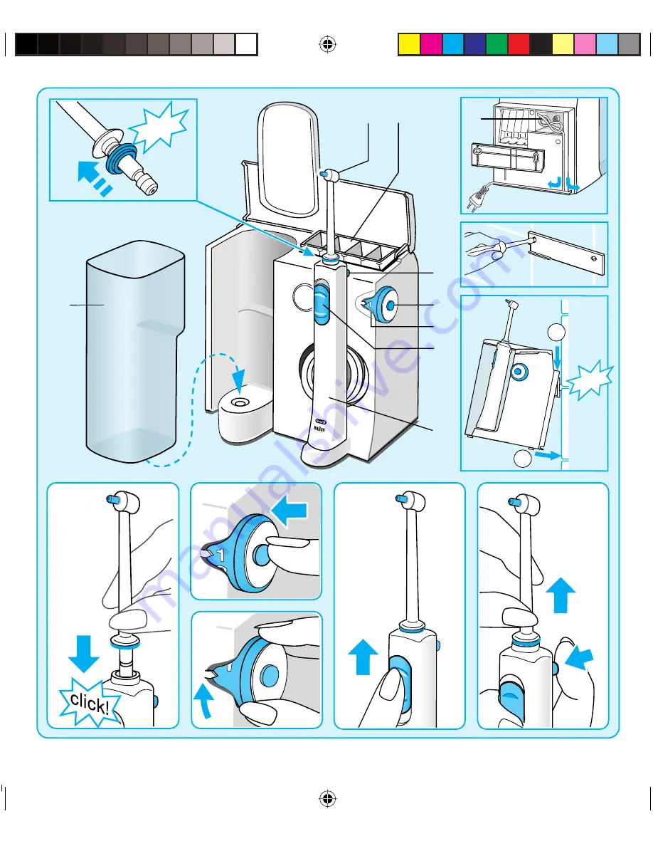 Braun Oral-B ProfessionalCare 6500 Water Jet MD 16 Instructions Manual Download Page 3