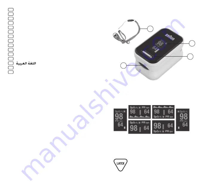 Braun Pulse oximeter 1 Скачать руководство пользователя страница 2