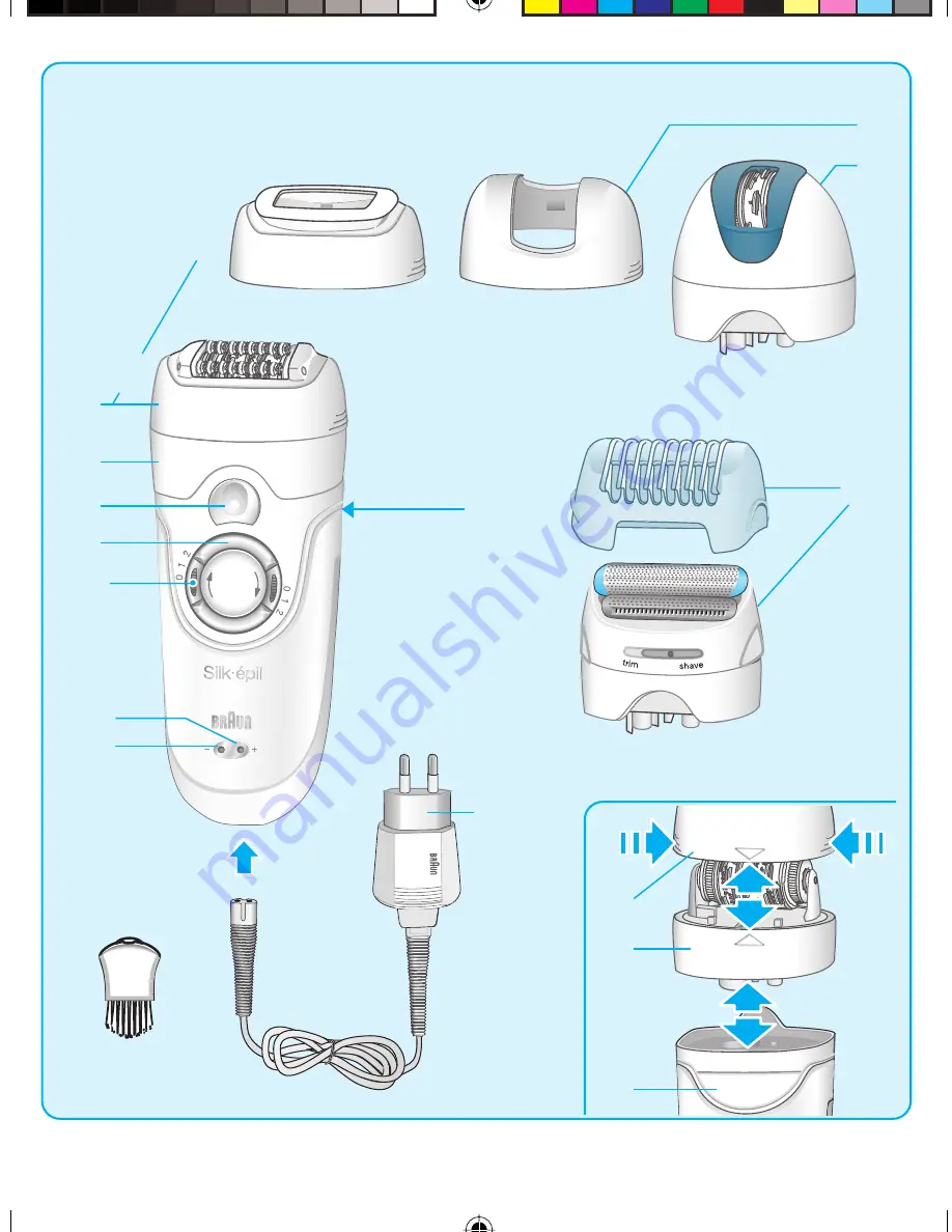 Braun Silk-epil 7681 Скачать руководство пользователя страница 3