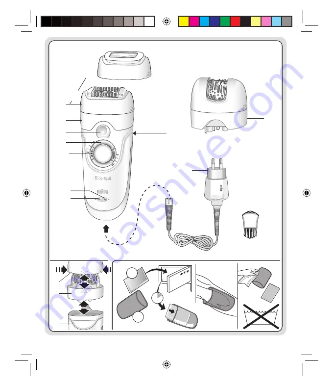 Braun Silk-epil Xpressive 7381 WD Скачать руководство пользователя страница 3