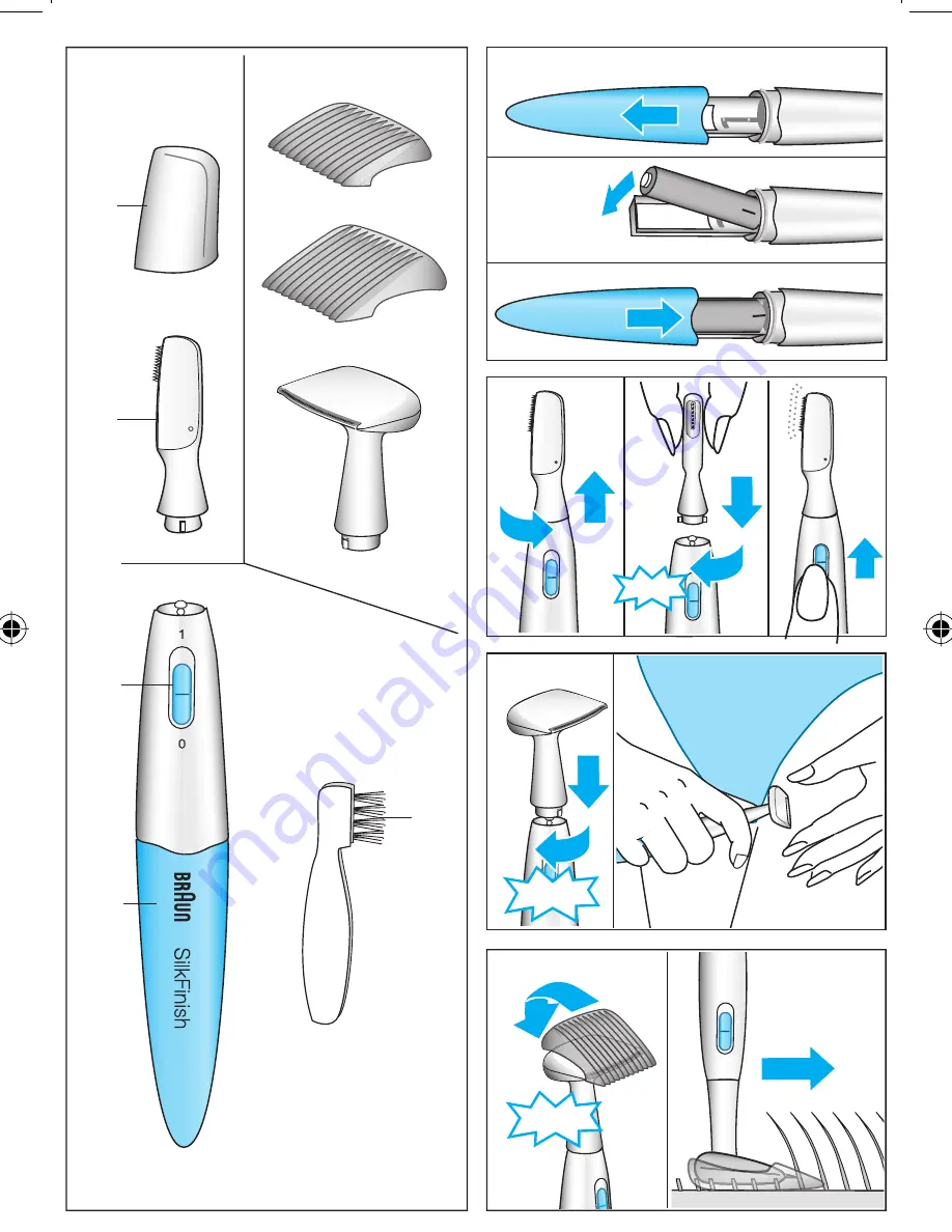 Braun SilkFinish FG 1100 Скачать руководство пользователя страница 3