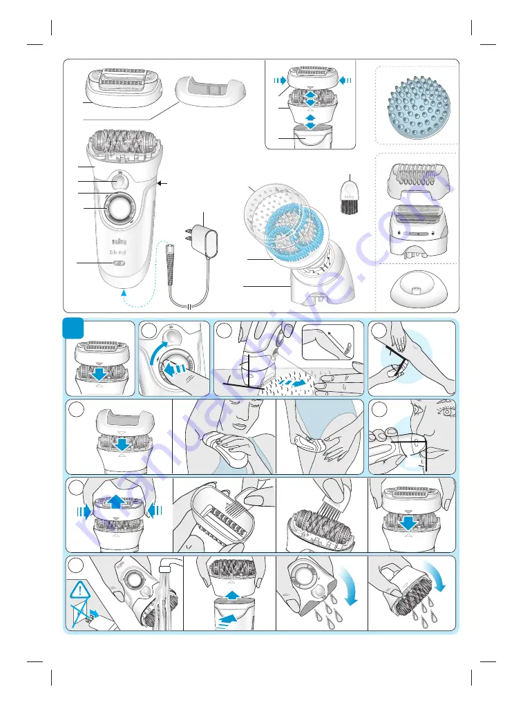 Braun SkinSpa SES 9-985 Скачать руководство пользователя страница 3