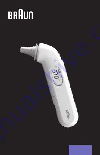 Braun thermoscan IRT 3030 Manual Download Page 1