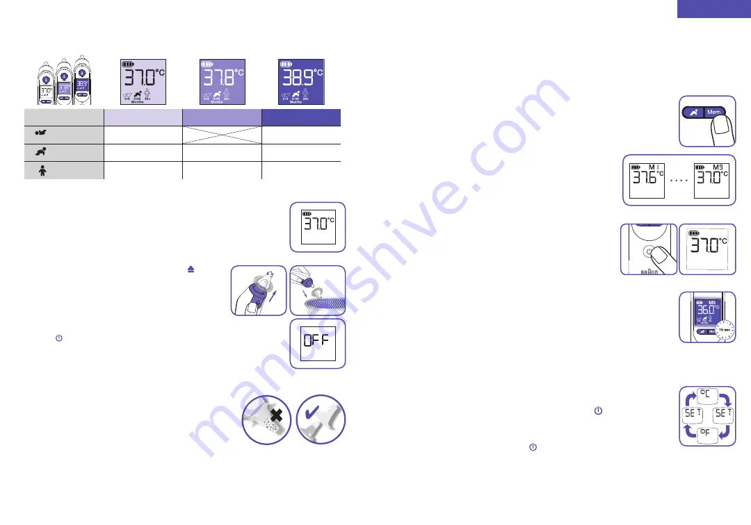 Braun ThermoScan IRT 6020 Manual Download Page 12