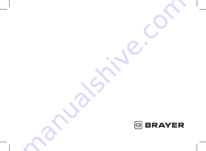 BRAYER BR1107 Instruction Manual Download Page 76