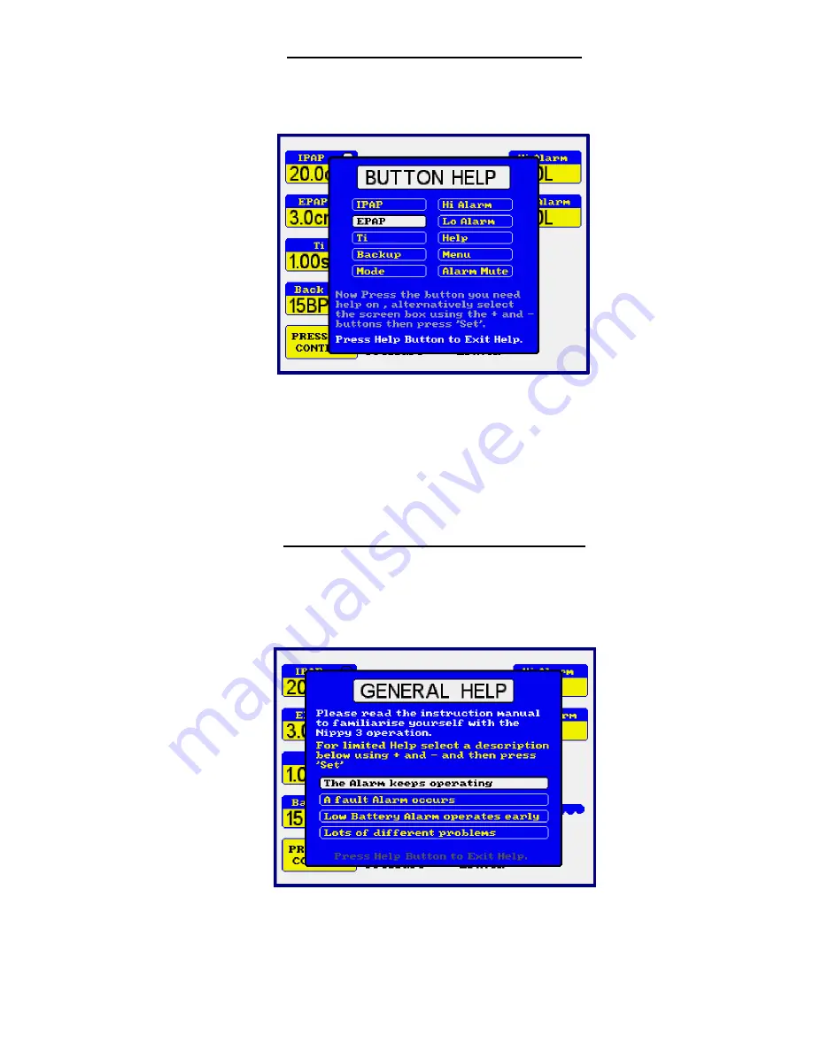 Breas Medical Ltd NIPPY 3 PLUS Instruction Manual Download Page 21