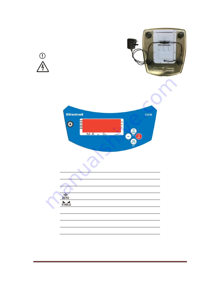 Brecknell C3236 User Manual Download Page 8