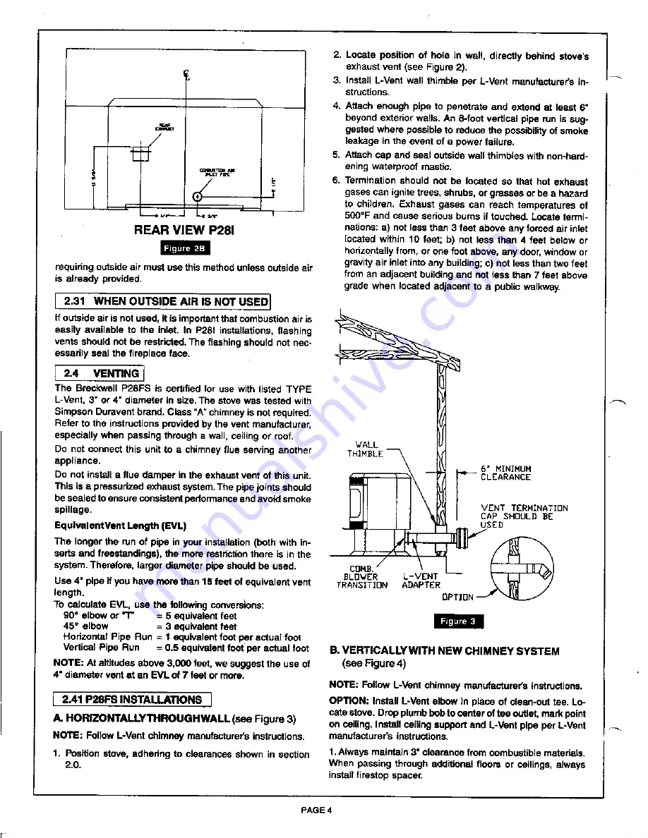 Breckwell P28FS Owner'S Manual Download Page 4