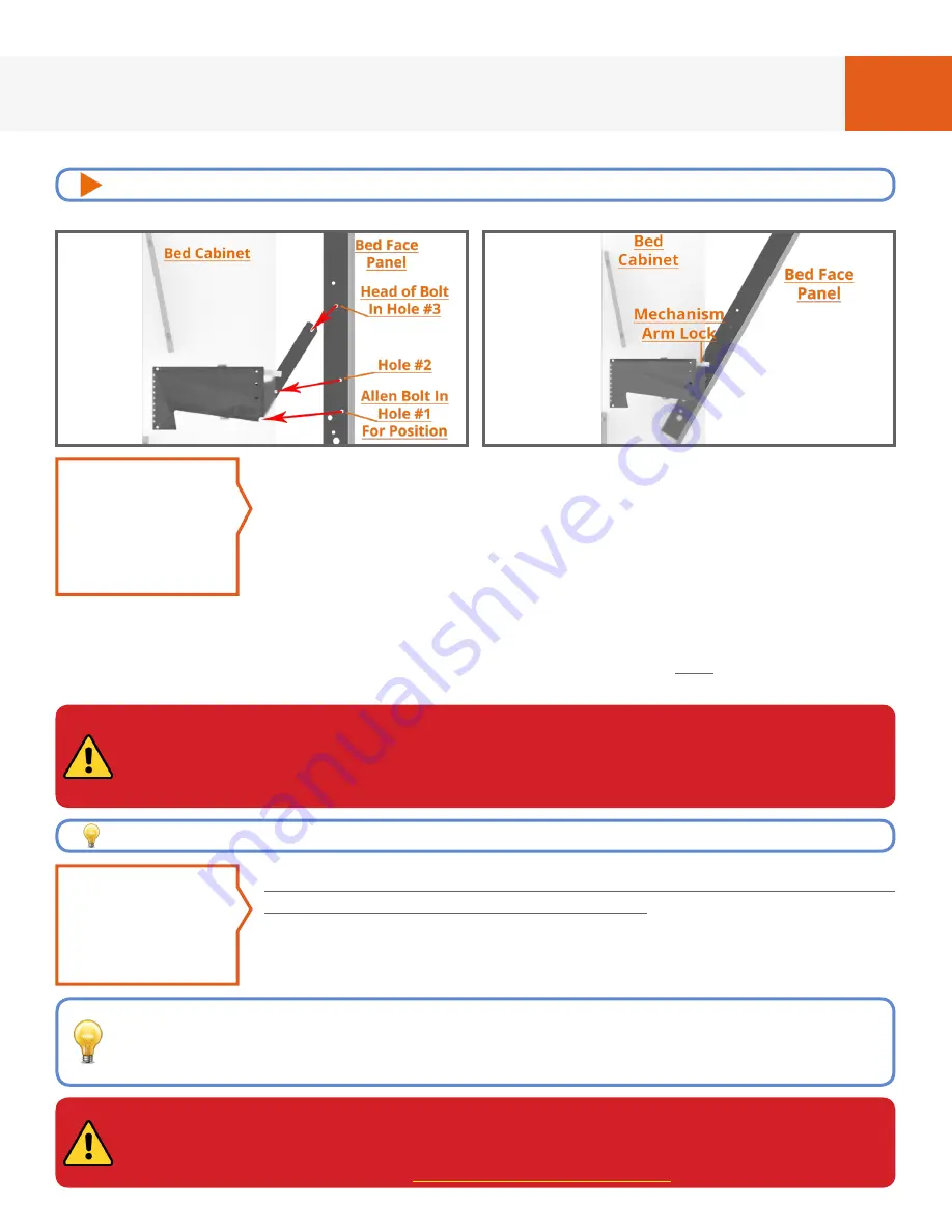 BREDABEDS HORIZONTAL MURPHY BED Instruction Manual Download Page 29