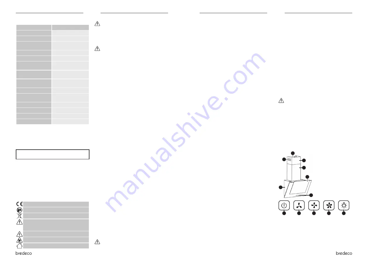 bredeco BCCH-200A-60G User Manual Download Page 14