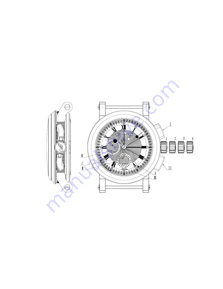 Breguet Marine 5827 Instructions For Use Manual Download Page 2