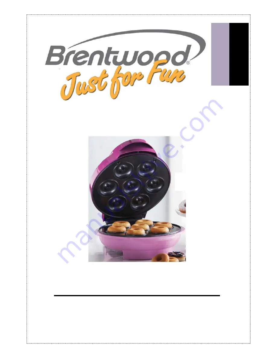 Brentwood TS-250 Safety Instructions & Recipes Download Page 1