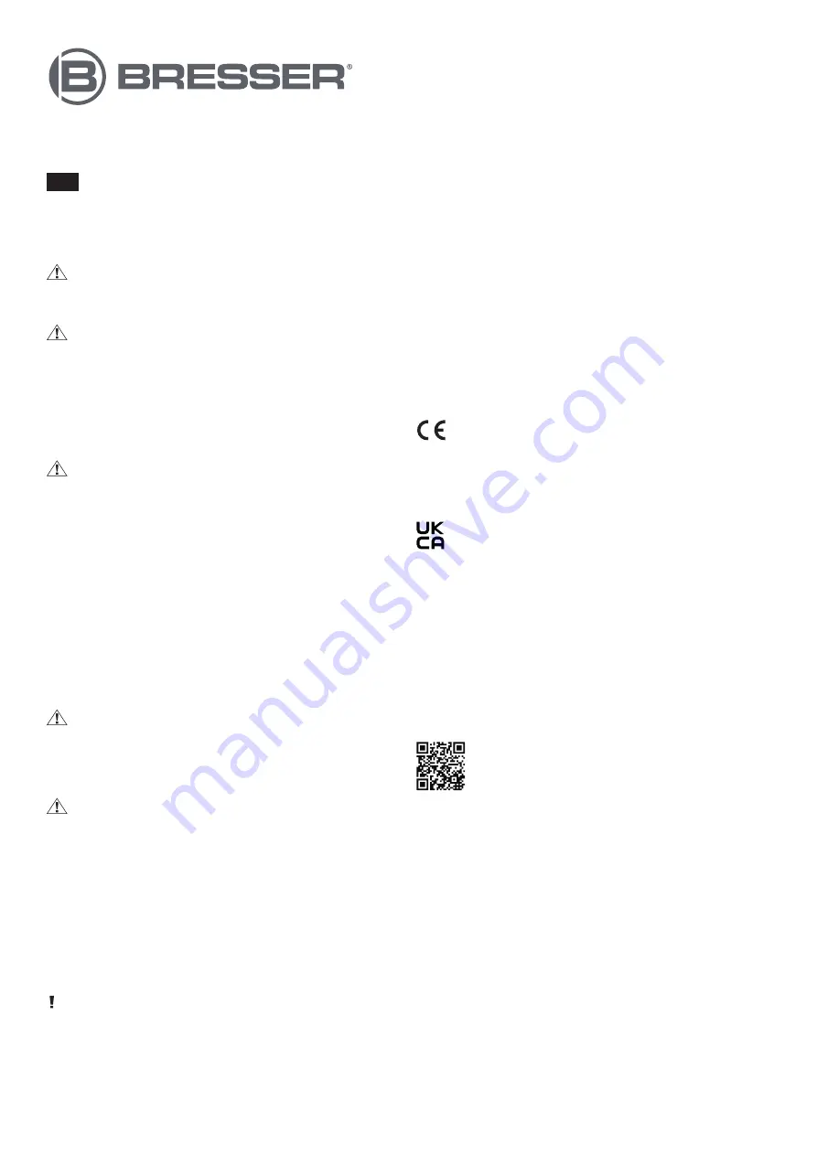 Bresser F004355 Скачать руководство пользователя страница 7