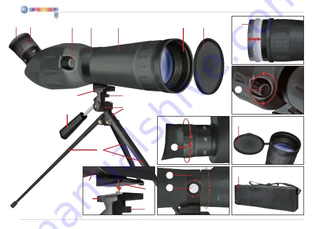 Bresser Spotty 20-60x60 Operating Instructions Manual Download Page 3