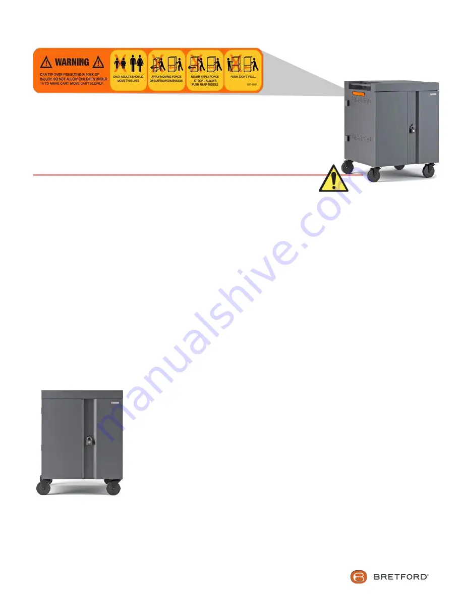 Bretford TVC16PAC-CK User Manual Download Page 4