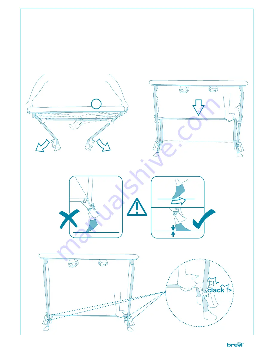 Brevi Soft & Play Giramondo 586 Instructions For Use Manual Download Page 3