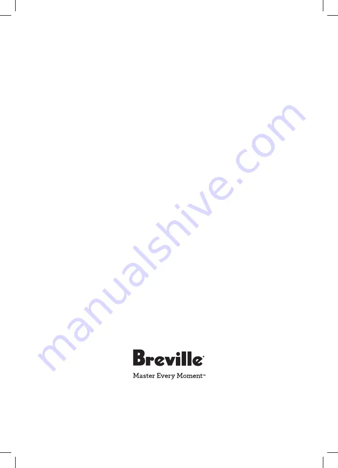 Breville AquaStation Chilled Instruction Book Download Page 20