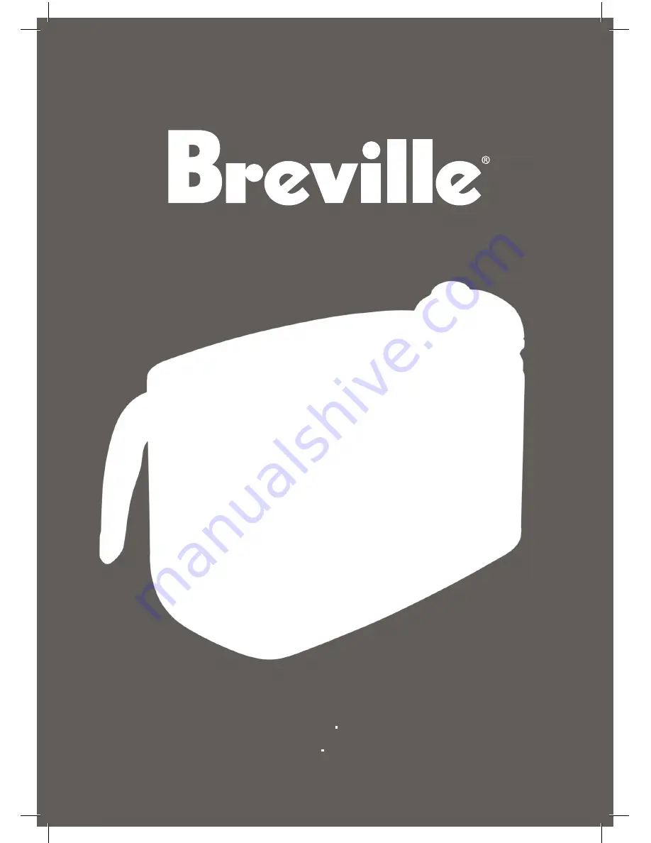 Breville BDF600XL Instruction Booklet Download Page 1