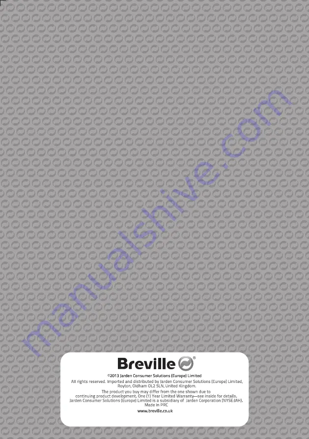 Breville VBL060 Скачать руководство пользователя страница 32