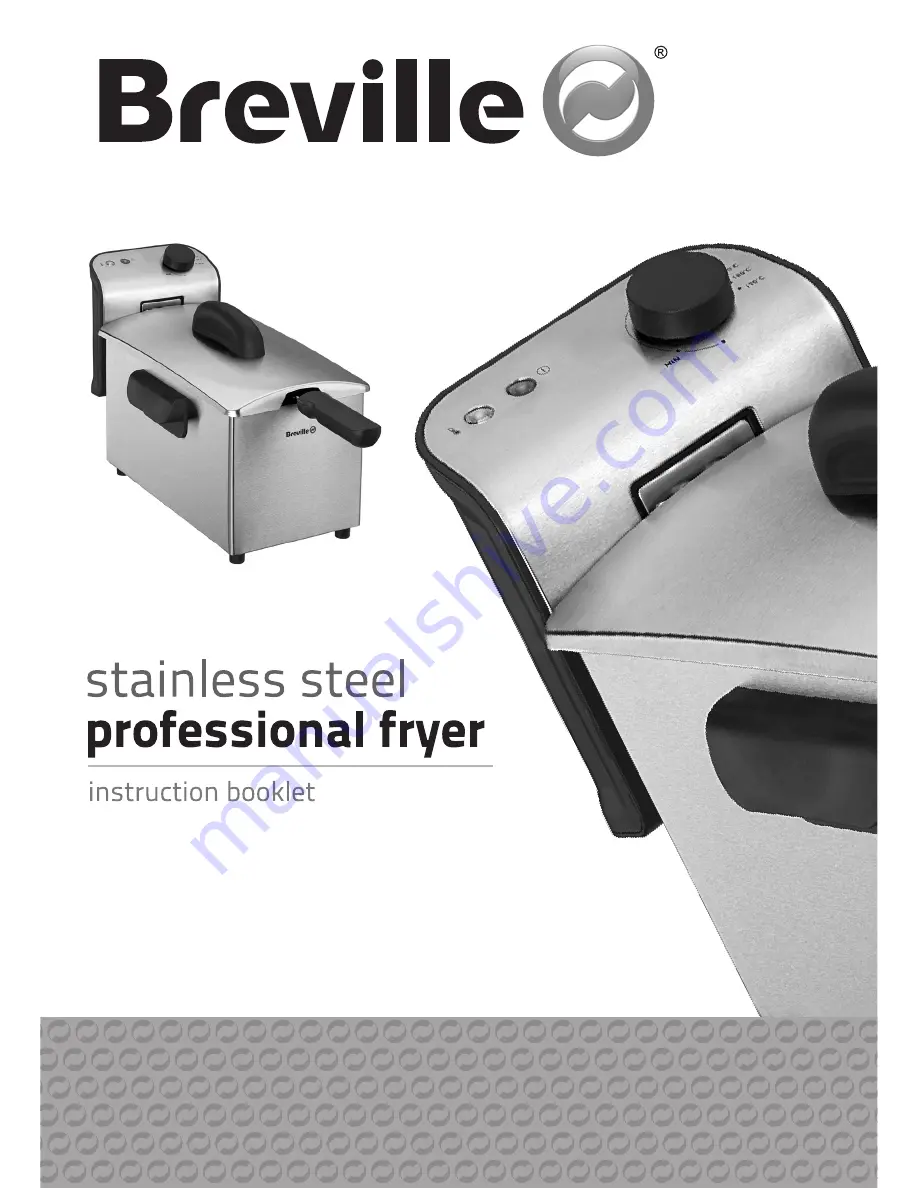 Breville vdf059 Instruction Booklet Download Page 1