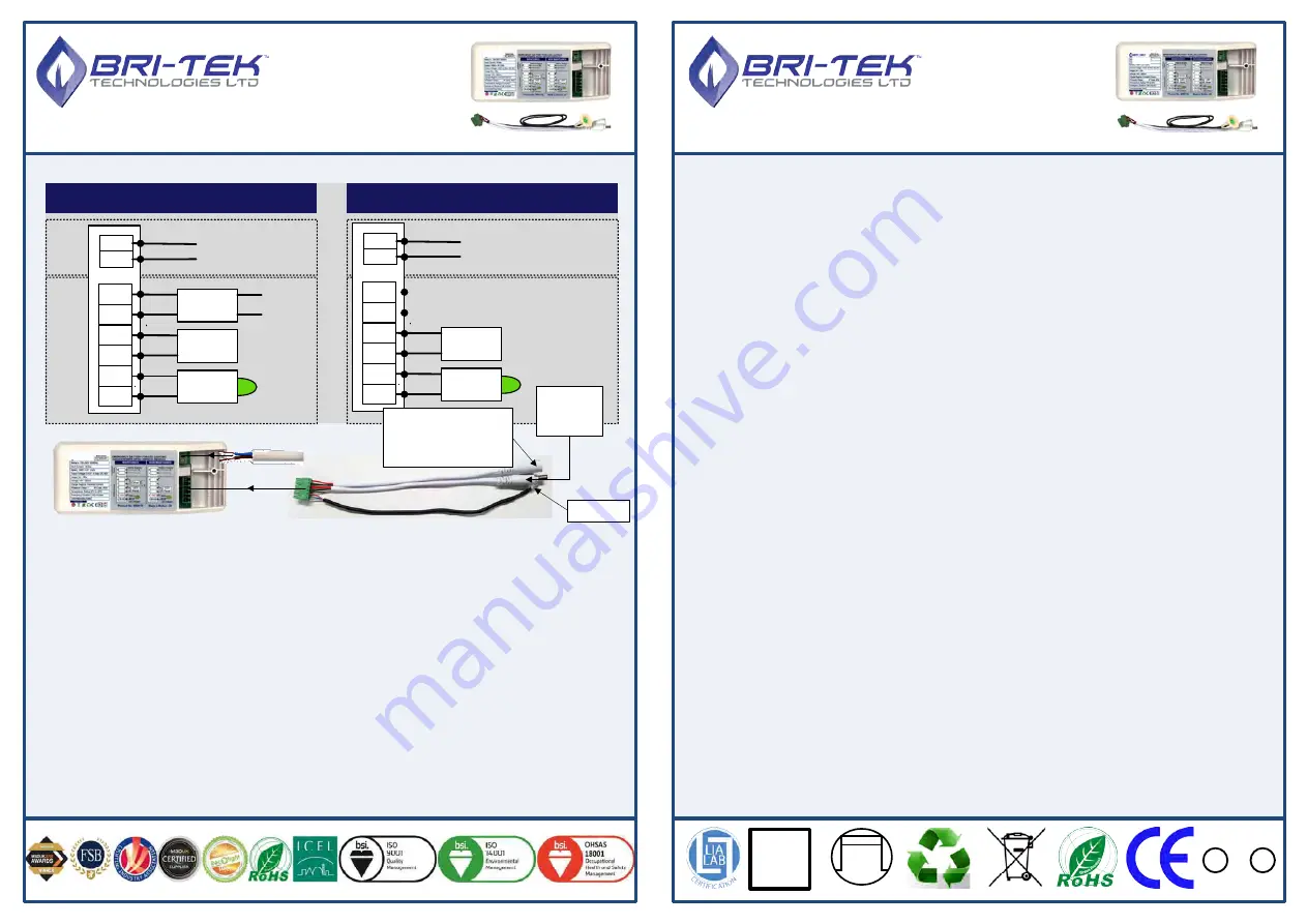 BRI-TEK BRI0116 Скачать руководство пользователя страница 1