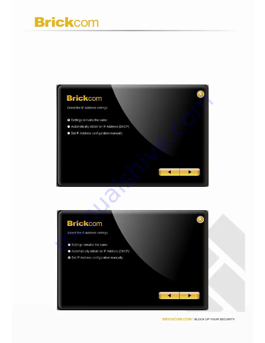 Brickcom CB-100A Series Quick Installation Manual Download Page 23