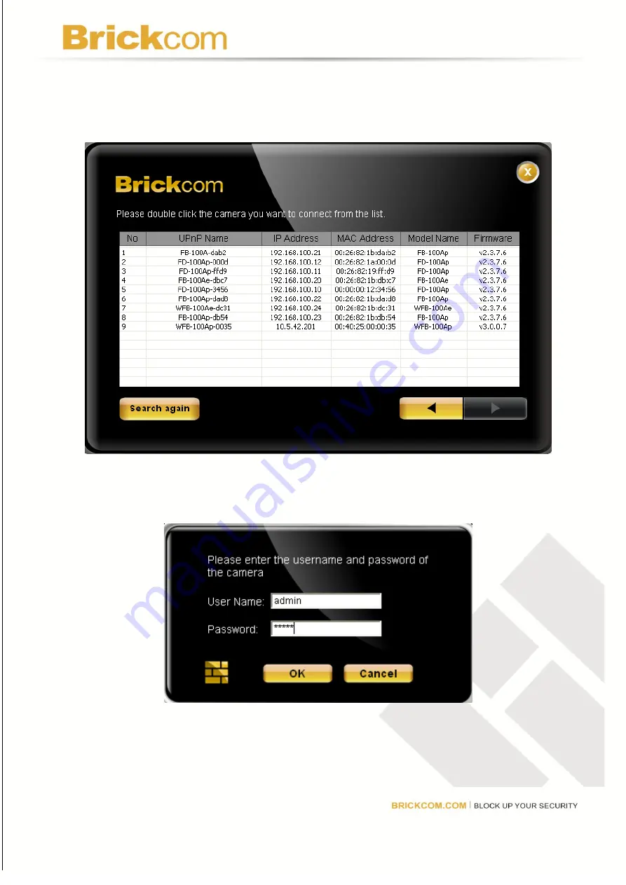 Brickcom Fixed Box FB-100A User Manual Download Page 33