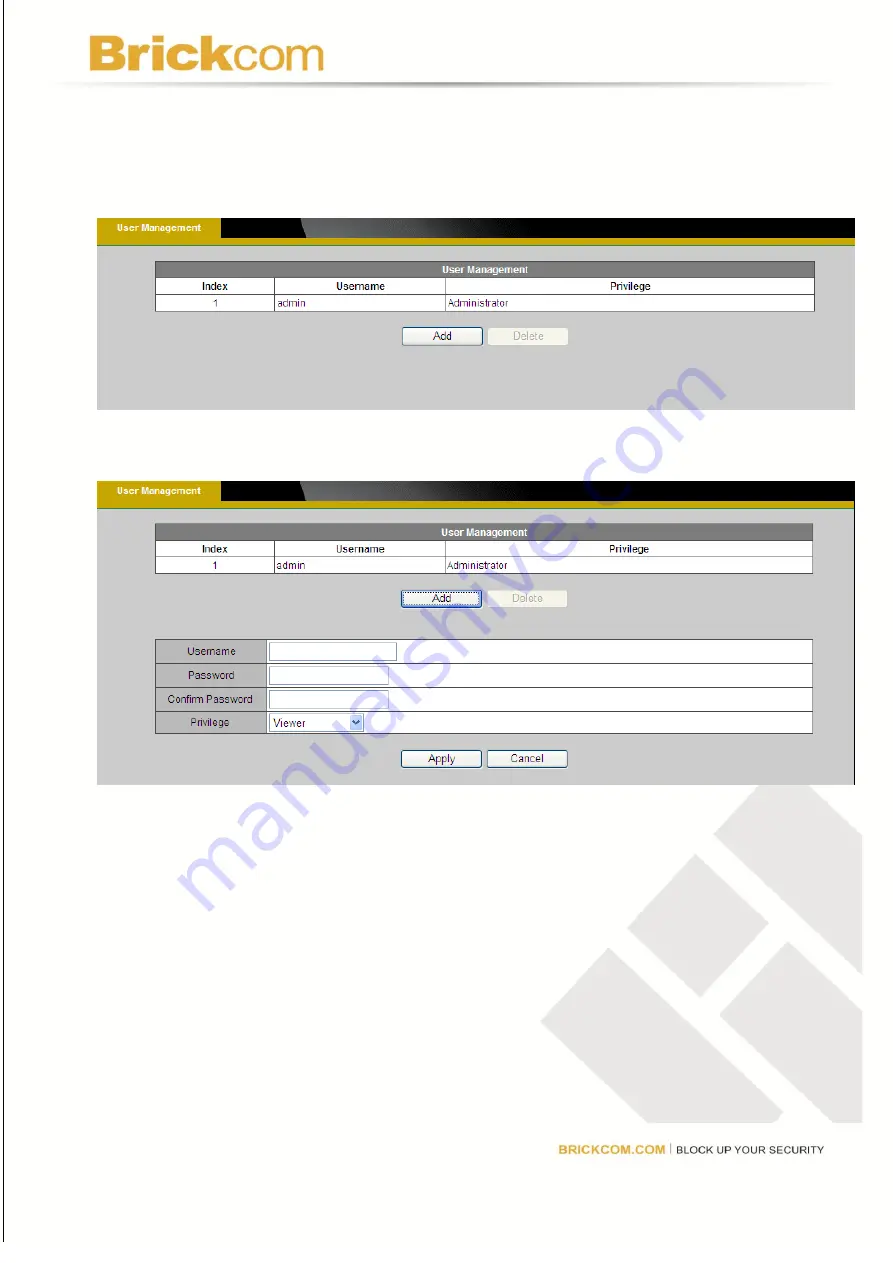 Brickcom Fixed Box FB-100A User Manual Download Page 85